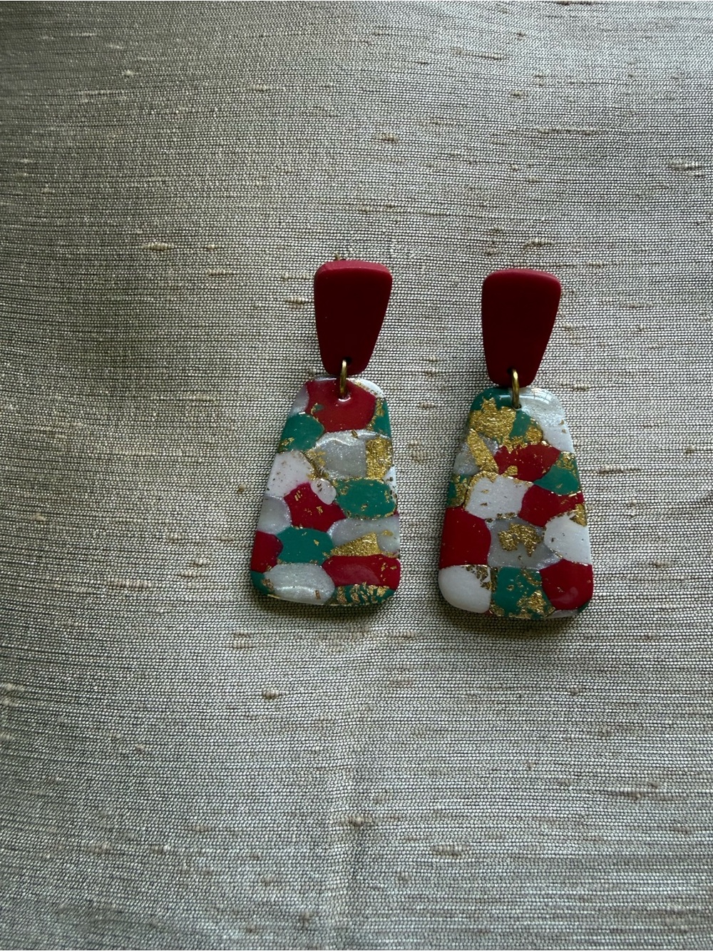 Handmade Polymer Clay Drop Earrings
